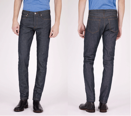 A P C のリジッドデニム はメンズファッションの定番アイテム Dress Code ドレスコード