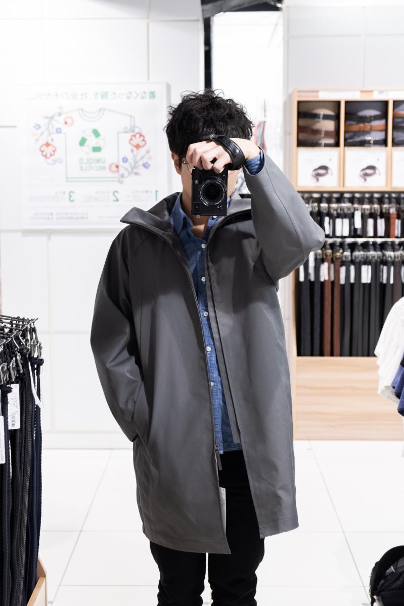 UNIQLO U ブロックテックコート S